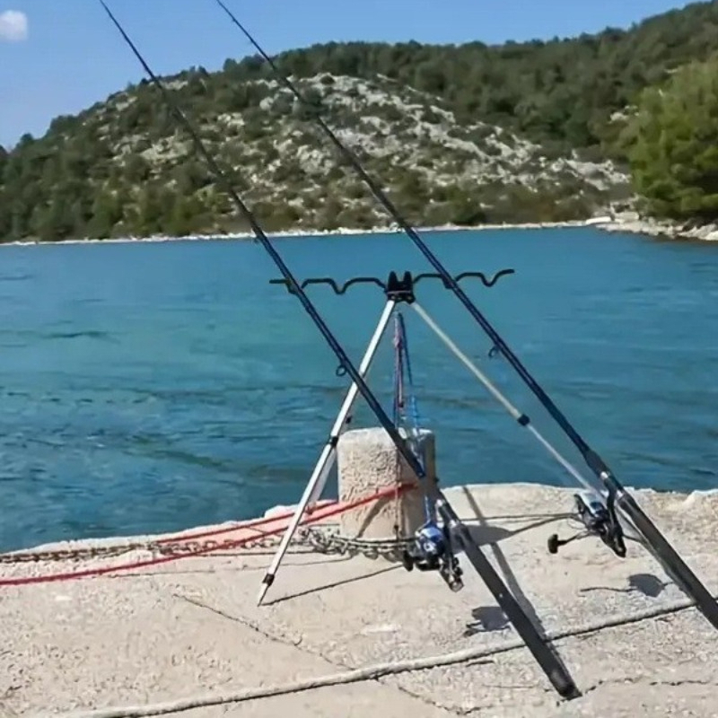 1 Juego de Soporte Triangular  - Fishing Rod Telescopic reseña y precio