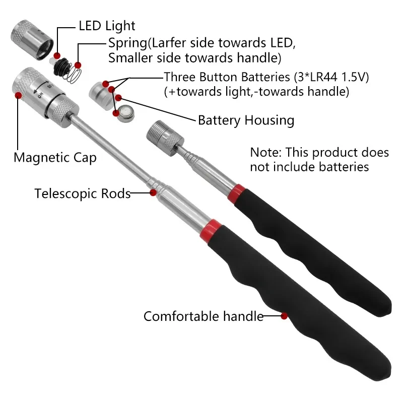 Bolígrafo magnético telescópic - Fishing Rod Telescopic reseña y precio