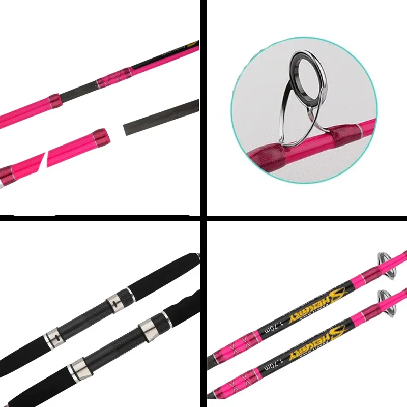 Caña de Jigging lenta superdur - Fishing Rod Surf reseña y precio