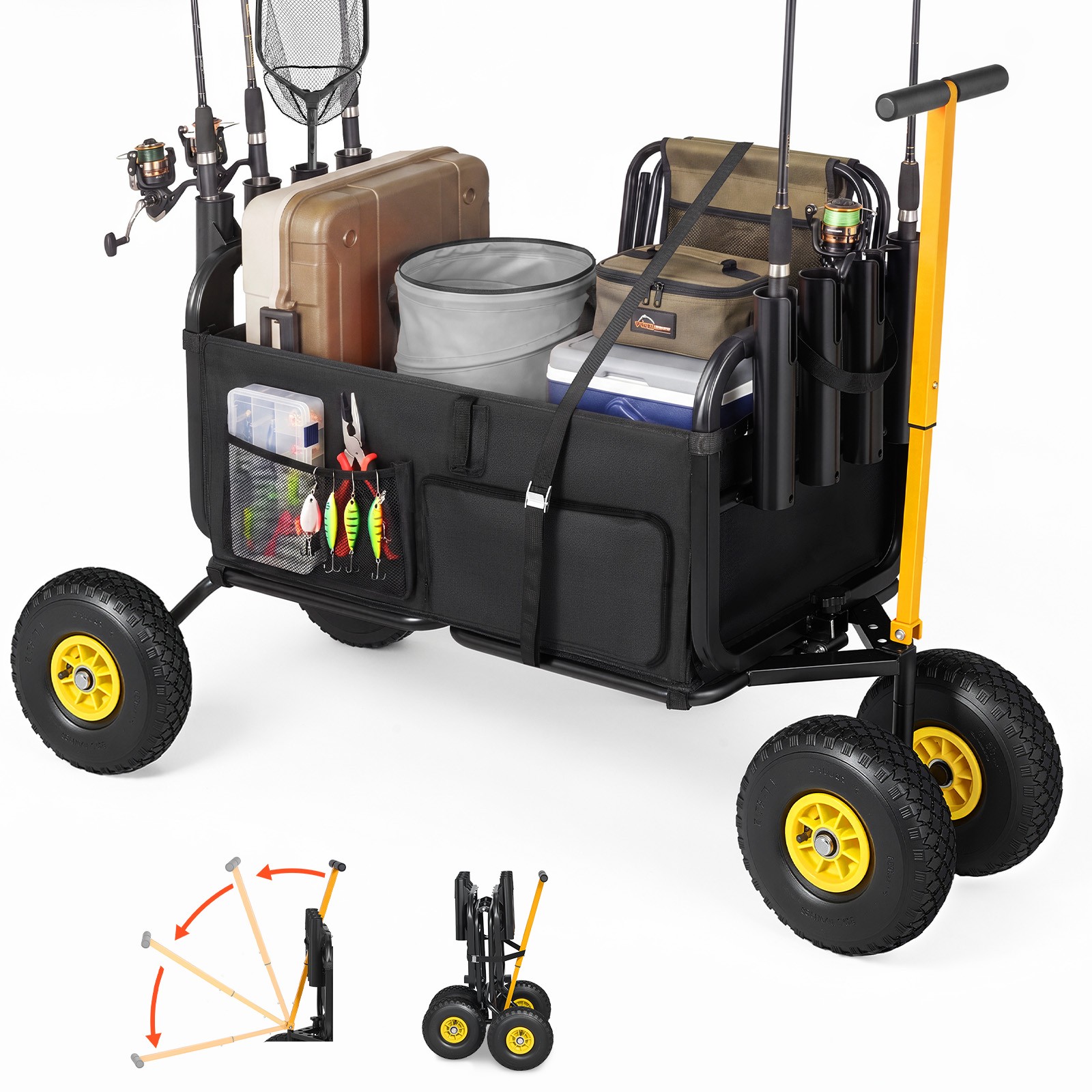 Carrito de Pesca Plegable Uimo - Fishing Rod Holder reseña y precio